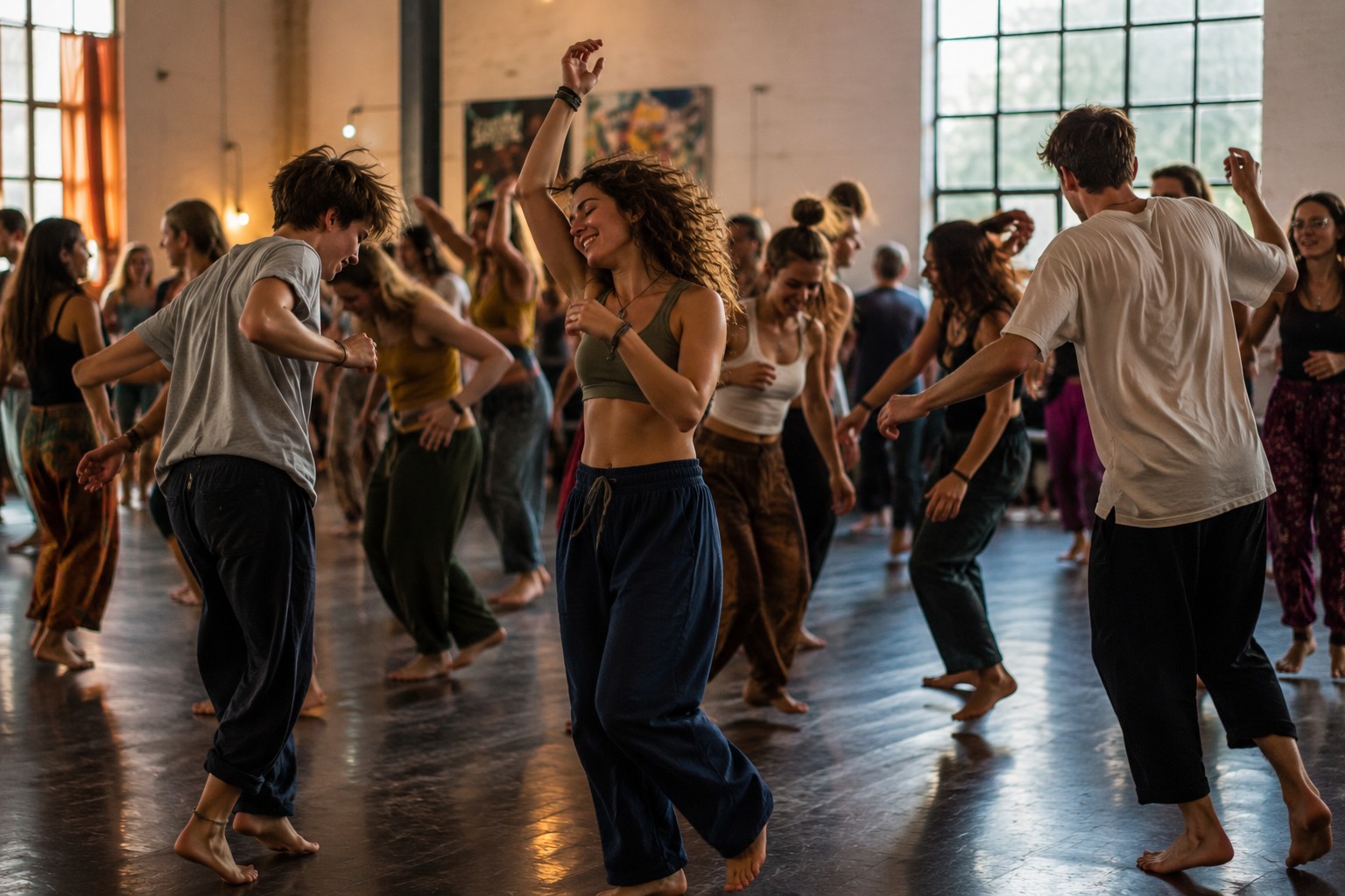Ecstatic dance sessie